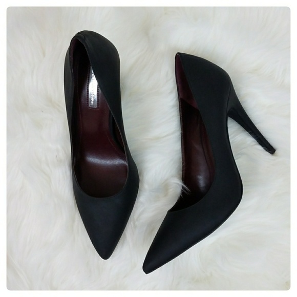 BCBGeneration Shoes - BCBGeneration Oslo Black Leather Heels